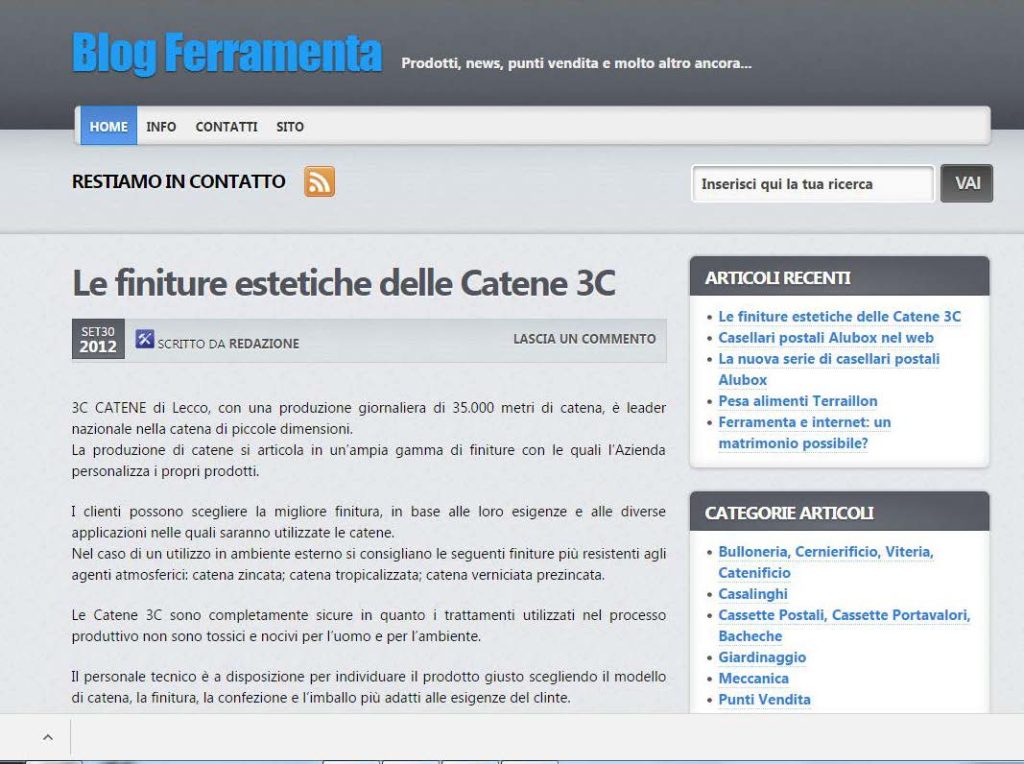 3C Catene - NEWS 01 10 12 GRANDE 1